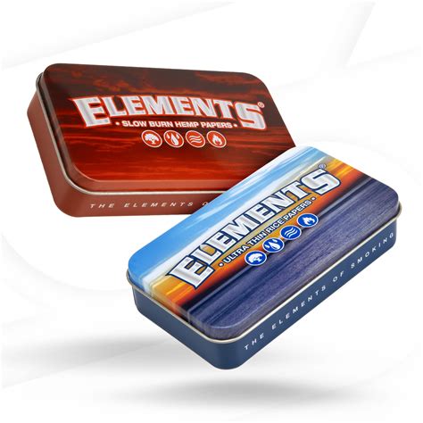 esd metal tin box|Elements Metal Tin Can .